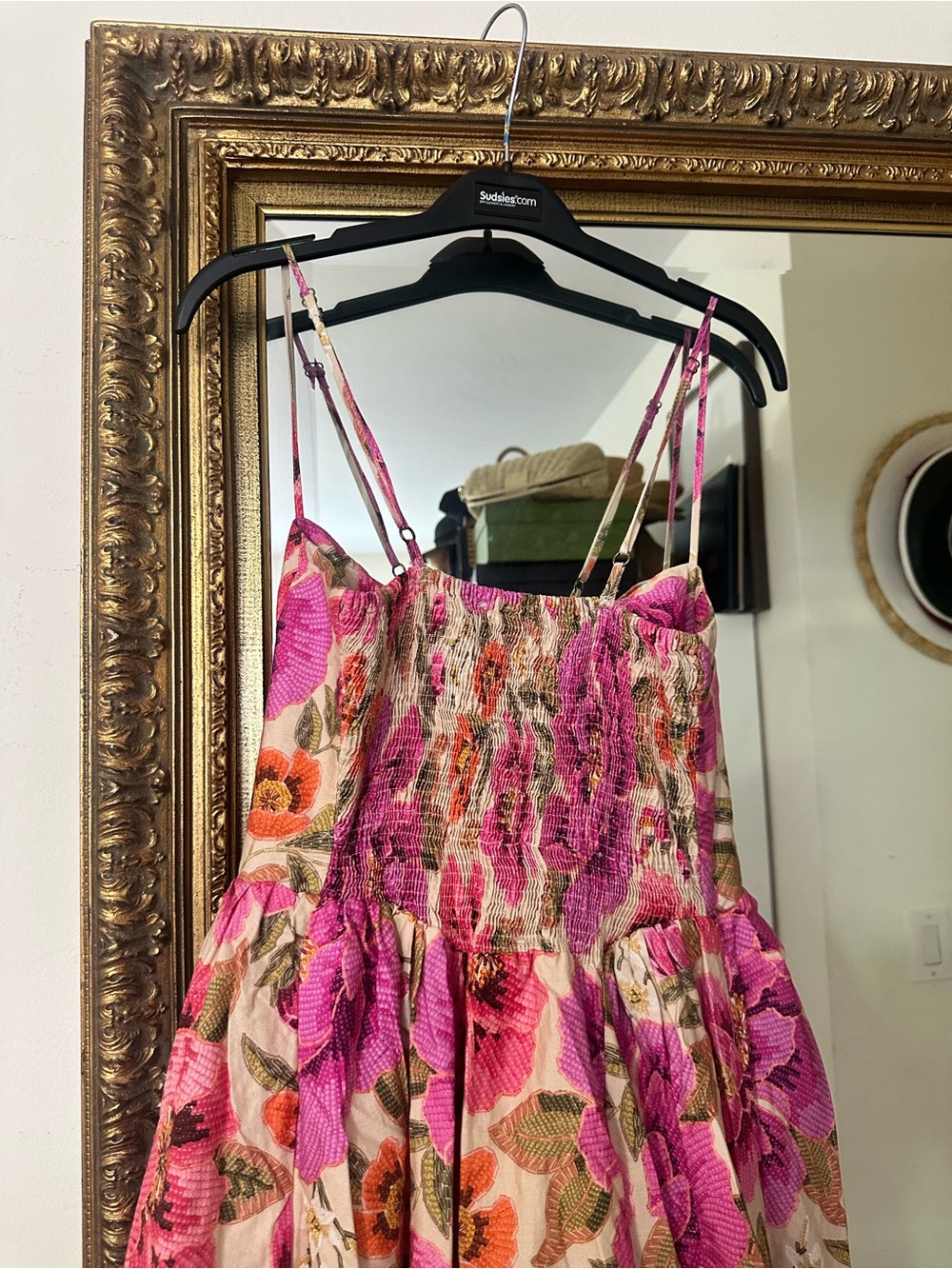 FARM Rio Vestido Longo Balonê Izabel floral print maxi dress - Picture 7 of 8